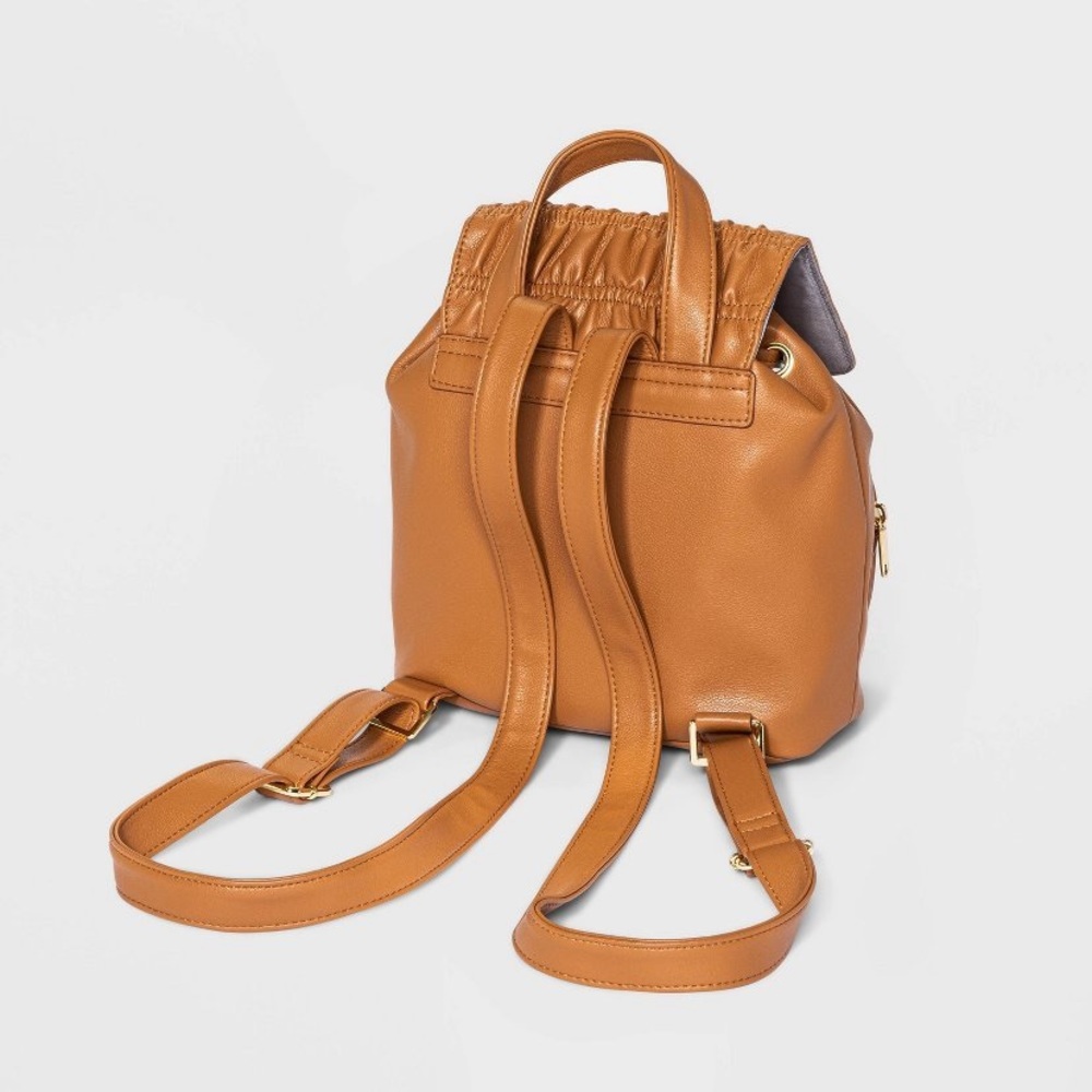 Wild Fable Mini Flap Backpack Tan - Picture 4 of 9